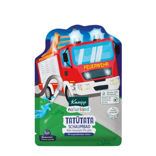 Kneipp Naturkind Színes Habfürdő Tatütata 40 ml (tűzoltó autó vagy rendőrautó grafikával)