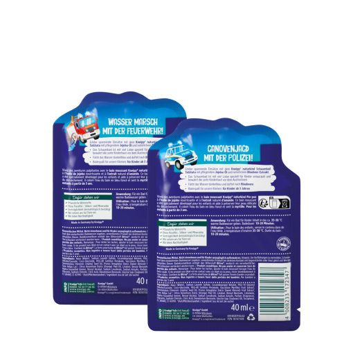 Kneipp Naturkind Színes Habfürdő Tatütata 40 ml (tűzoltó autó vagy rendőrautó grafikával)
