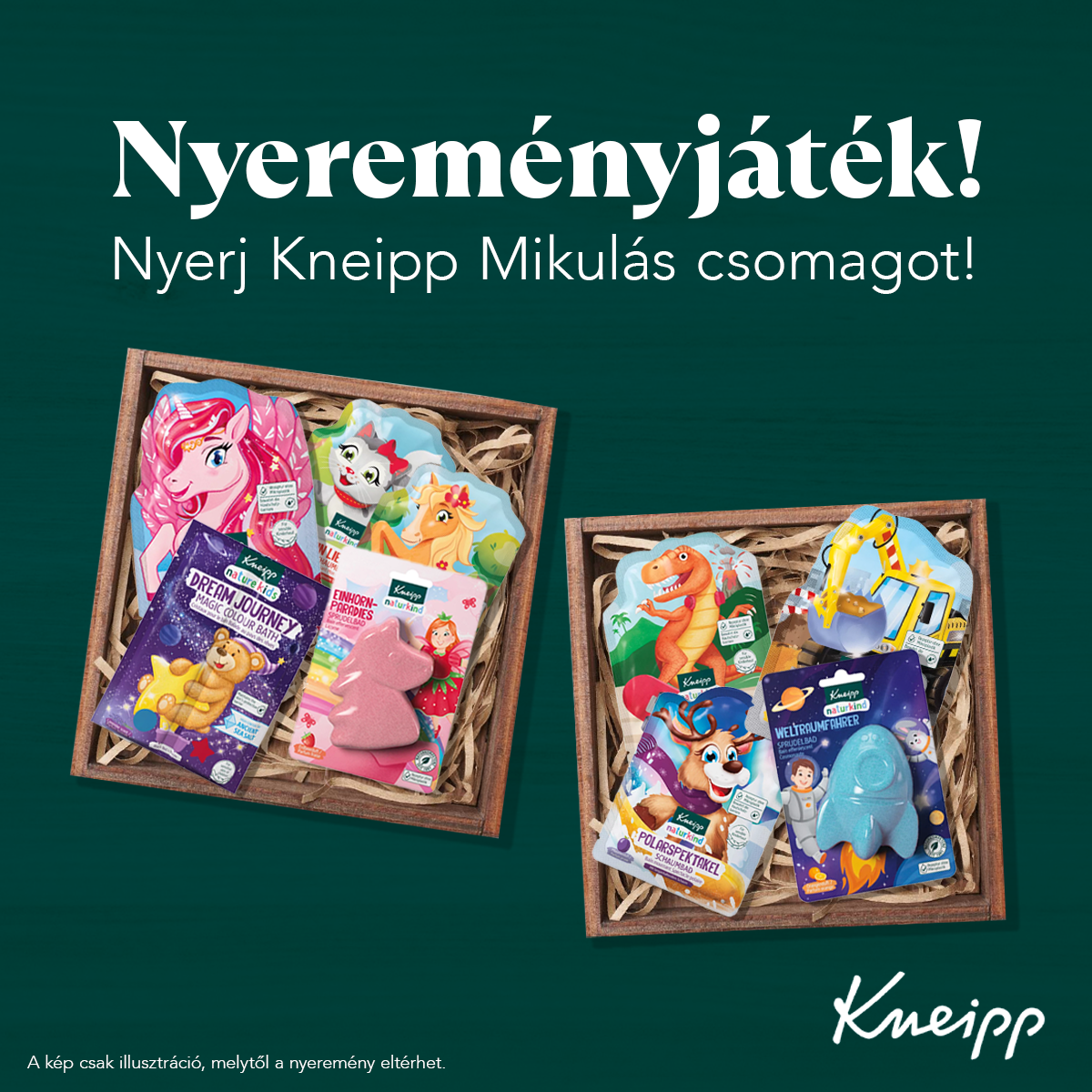 Kneipp Mikulás nyereményjáték 